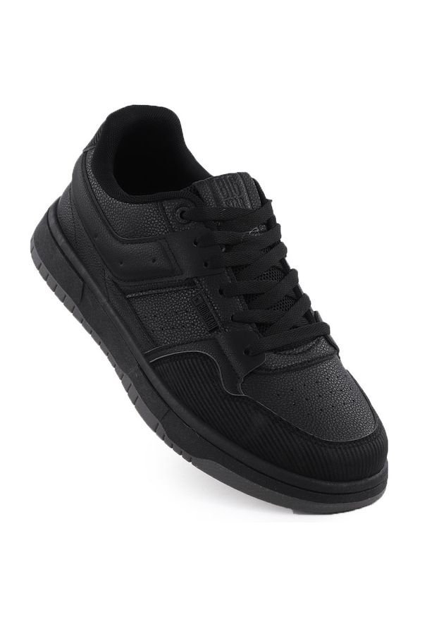 Big-Star - Buty sportowe męskie czarne Big Star SS174005. Kolor: czarny. Materiał: skóra ekologiczna. Styl: sportowy