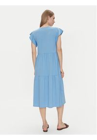 Vila Sukienka codzienna Summer 14087542 Zielony Loose Fit. Okazja: na co dzień. Kolor: zielony. Materiał: bawełna. Typ sukienki: proste. Styl: casual #5