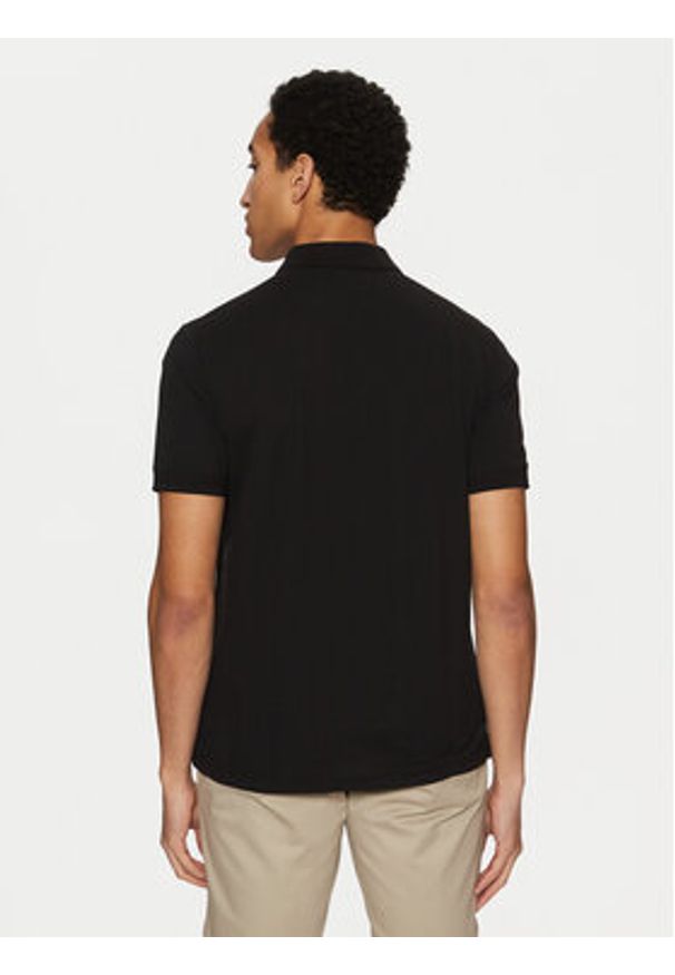 Calvin Klein Polo K10K114128 Czarny Regular Fit. Typ kołnierza: polo. Kolor: czarny. Materiał: bawełna