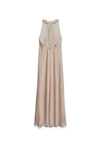 Vero Moda Sukienka letnia Reba 10345415 Beżowy jasny Regular Fit. Kolor: beżowy. Materiał: syntetyk. Sezon: lato #4