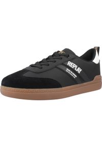 Replay - Buty REPLAY PYPER JR 4 Czarny. Okazja: na co dzień. Kolor: czarny. Materiał: syntetyk, tkanina, skóra
