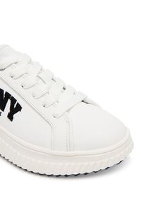 DKNY Sneakersy Leon K1533693 Biały. Kolor: biały. Materiał: skóra #4