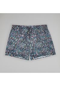 OLAIAN - Spodenki surfingowe męskie Olaian 100 15" Eco Splash. Kolor: czarny. Materiał: materiał, poliester. Długość: krótkie. Styl: klasyczny