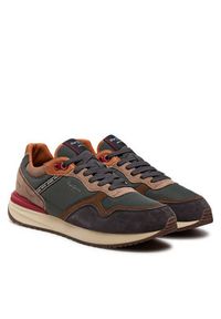 Pepe Jeans Sneakersy Buster Pro M PMS60027 Khaki. Kolor: brązowy. Materiał: materiał #3