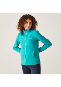 Softshell turystyczny damski Regatta Connie V. Kolor: niebieski. Materiał: poliester, softshell, elastan. Sport: turystyka piesza #1