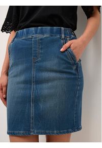 Cream Spódnica jeansowa Dinja 10610186 Granatowy Regular Fit. Kolor: niebieski. Materiał: bawełna #5