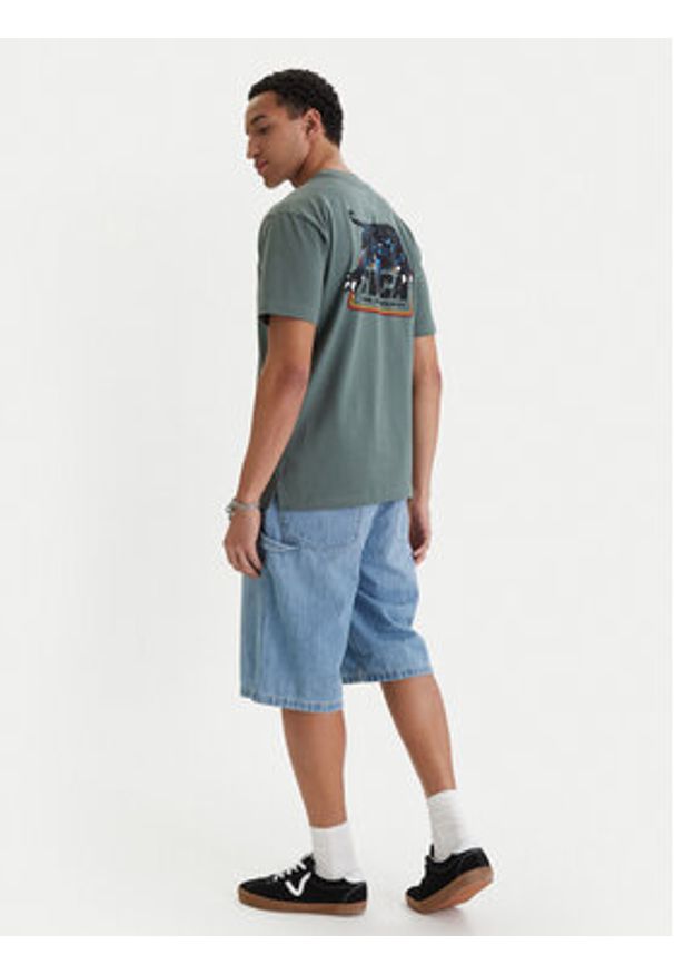 RVCA T-Shirt Penstation EVYZT00280 Zielony Relaxed Fit. Kolor: zielony. Materiał: bawełna