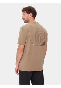 BOSS - Boss T-Shirt 50513172 Beżowy Regular Fit. Kolor: beżowy. Materiał: bawełna