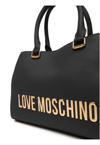 Love Moschino - LOVE MOSCHINO Torebka JC4022PP0NKD0000 Czarny. Kolor: czarny. Materiał: skórzane #5