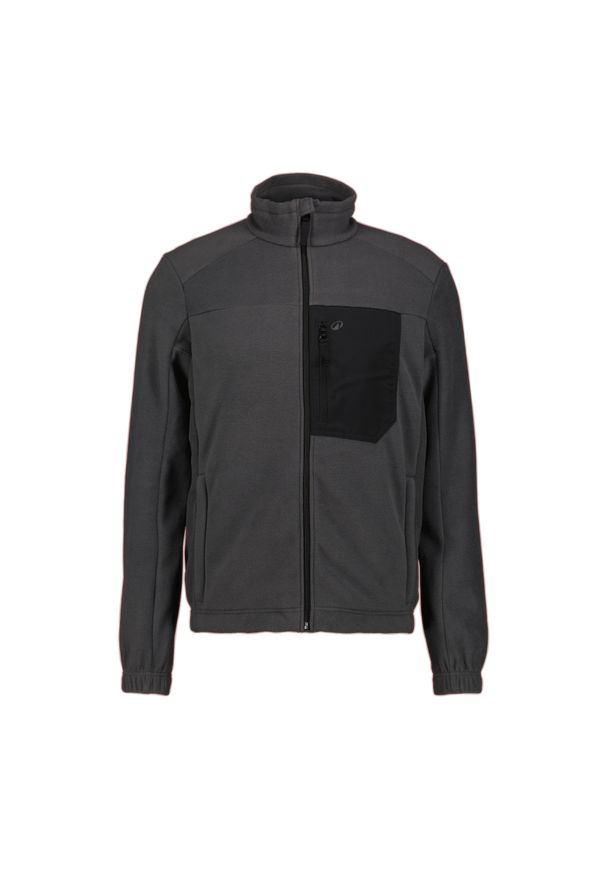 SOLOGNAC - Polar Solognac 500. Typ kołnierza: kołnierzyk stójkowy. Kolor: szary, wielokolorowy, czarny. Materiał: poliester, bawełna, materiał. Sport: outdoor