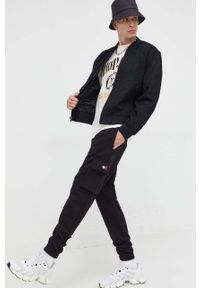 Abercrombie & Fitch kurtka bomber męski kolor czarny przejściowa. Kolor: czarny. Materiał: poliester #2