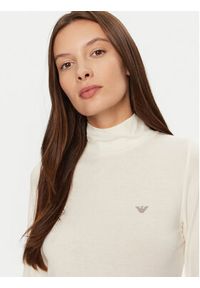 Emporio Armani Underwear Golf 164633 4F224 92810 Écru Slim Fit. Typ kołnierza: golf. Materiał: lyocell #4