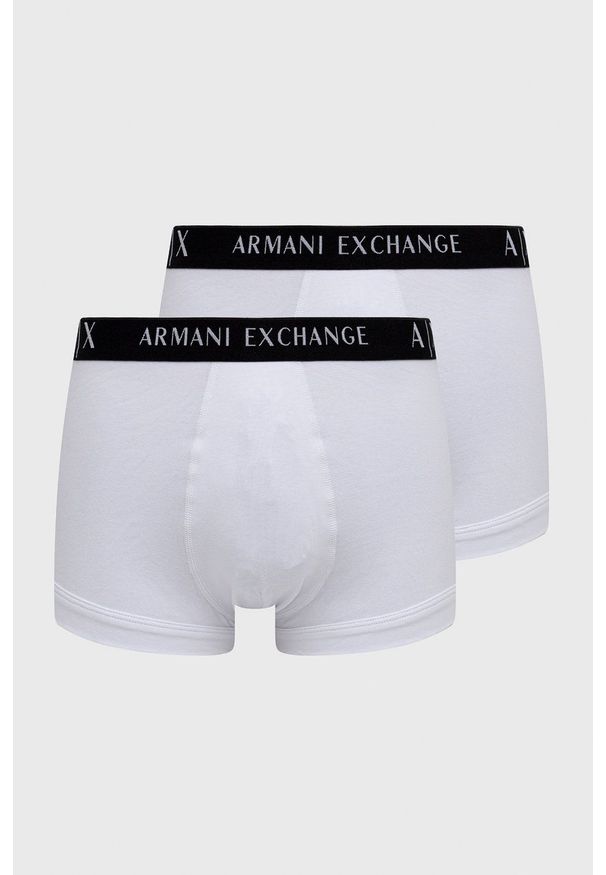 Armani Exchange Bokserki 956001.CC282 (2-pack) męskie kolor biały. Kolor: biały