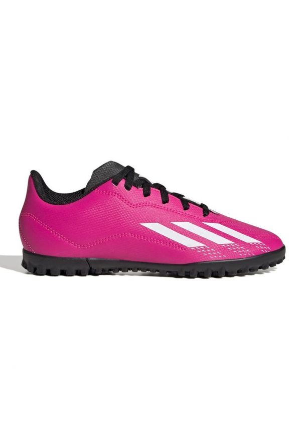 Adidas - Buty piłkarskie adidas X Speedportal.4 Tf Jr GZ2446 róże i fiolety różowe. Zapięcie: sznurówki. Kolor: różowy. Materiał: guma, syntetyk. Sport: piłka nożna