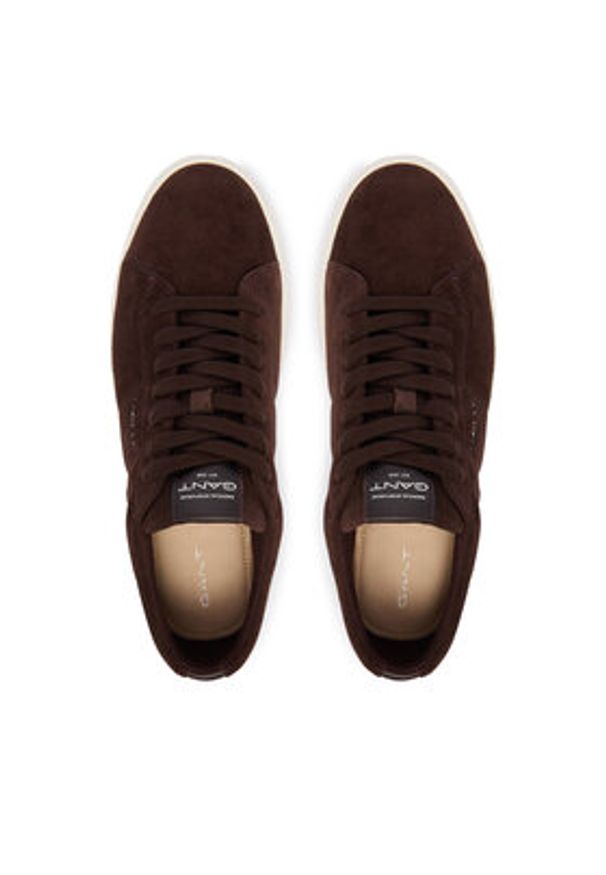 GANT - Gant Sneakersy 30633873 Brązowy. Kolor: brązowy. Materiał: zamsz, skóra