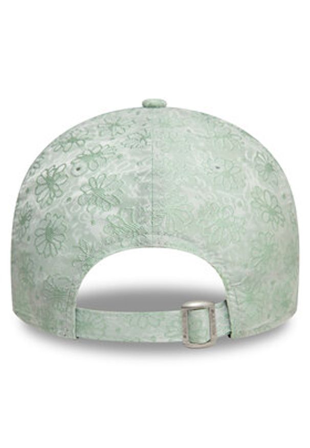 New Era Czapka z daszkiem New York Yankees Floral 9Twenty 60595377 Zielony. Kolor: zielony. Materiał: poliester, materiał