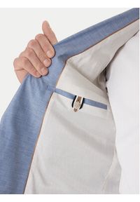 BOSS Garnitur Huge 50557273 Fioletowy Slim Fit. Kolor: fioletowy. Materiał: wiskoza #8