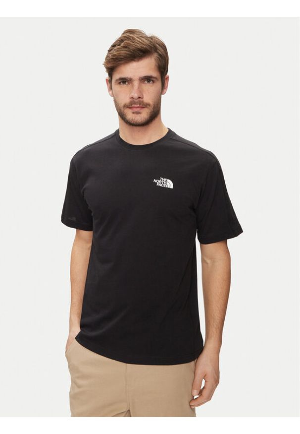 The North Face T-Shirt NF0A880S Czarny Regular Fit. Kolor: czarny. Materiał: bawełna