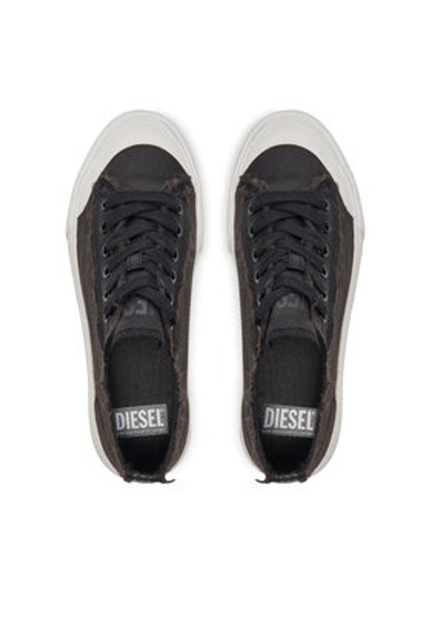 Diesel Trampki S-Atos Y03335 P6956 T8013 Czarny. Kolor: czarny. Materiał: materiał, poliester