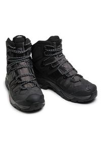 salomon - Salomon Trekkingi Quest 4 Gtx GORE-TEX 412926 27 V0 Czarny. Kolor: czarny. Materiał: skóra, nubuk. Technologia: Gore-Tex. Sport: turystyka piesza