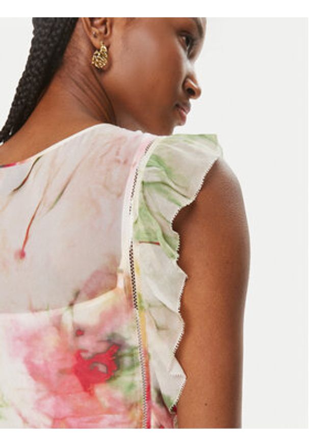 BOSS - Boss Sukienka letnia Dacrina 50514364 Kolorowy Regular Fit. Materiał: wiskoza. Wzór: kolorowy. Sezon: lato