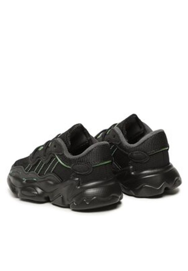 Adidas - adidas Sneakersy OZWEEGO Shoes HR0242 Czarny. Kolor: czarny. Materiał: materiał