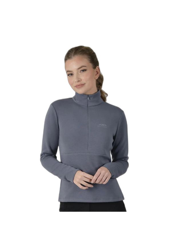 WEATHERBEETA - Damska koszulka do jazdy konnej Weatherbeeta Copper. Kolor: niebieski. Długość rękawa: długi rękaw