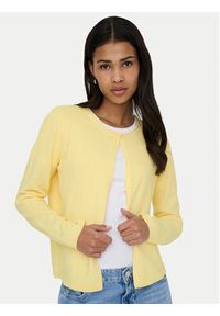 only - ONLY Kardigan Loyal 15371151 Żółty Regular Fit. Kolor: żółty. Materiał: syntetyk #4