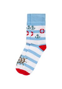 Skarpetki Bobby Sox - Ahoj Kapitanie BS3. Materiał: poliamid, bawełna, elastan. Wzór: paski #1