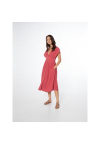 Sukienka damska Protest Prtsambu dress. Kolor: czerwony, różowy, wielokolorowy. Sport: turystyka piesza #1