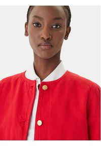 TOMMY HILFIGER - Tommy Hilfiger Kurtka jeansowa WW0WW48591 Pomarańczowy Regular Fit. Kolor: pomarańczowy. Materiał: bawełna #6