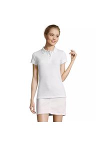 SOL'S - Damska koszulka polo Sol's Portland. Typ kołnierza: polo. Kolor: biały #1