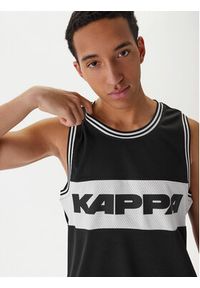 Kappa Tank top Authentic Sainos 382E2PW Czarny Regular Fit. Kolor: czarny. Materiał: syntetyk #3