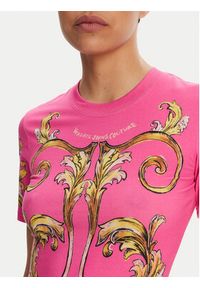 Versace Jeans Couture Sukienka codzienna 78HAO9P9 Różowy Slim Fit. Okazja: na co dzień. Kolor: różowy. Materiał: bawełna. Typ sukienki: proste. Styl: casual #5