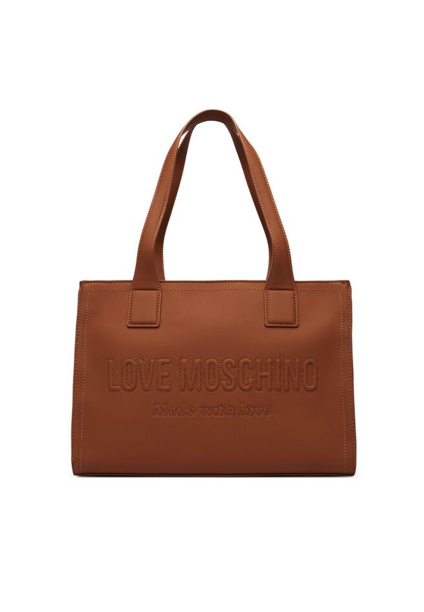 Love Moschino - Torebka LOVE MOSCHINO. Kolor: brązowy