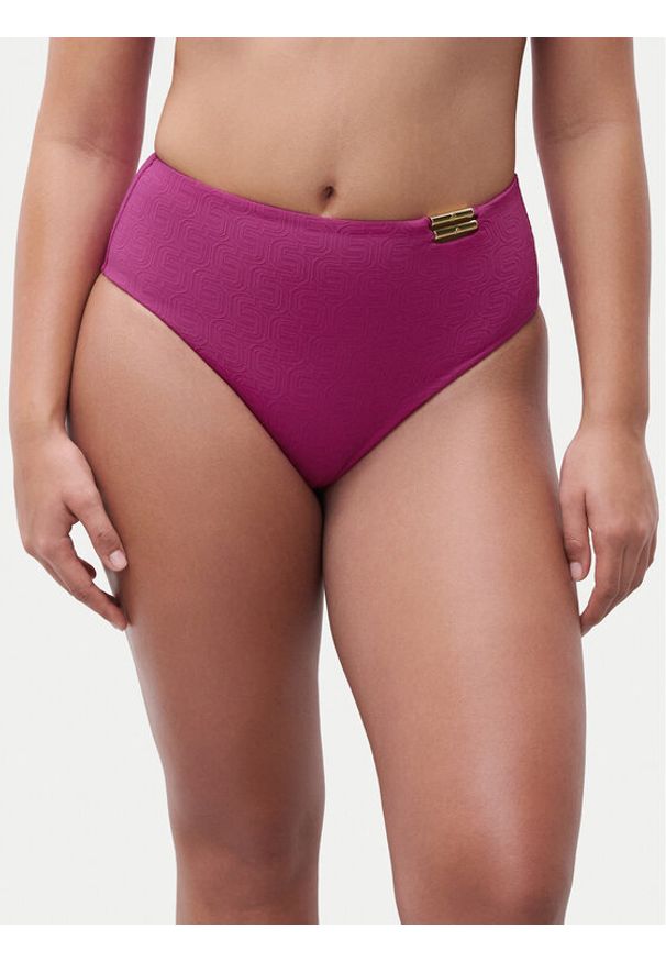 Chantelle Dół od bikini Hera C16WC5 Różowy. Kolor: różowy. Materiał: syntetyk