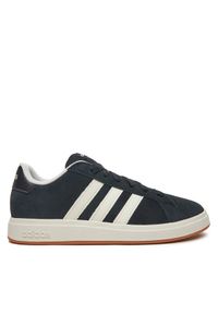 Adidas - adidas Sneakersy Grand Court 00s JH6178 Czarny. Kolor: czarny. Materiał: zamsz, skóra