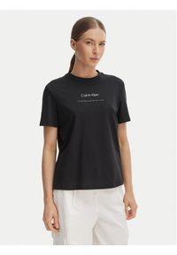 Calvin Klein Jeans T-Shirt Classic LV047C811G Czarny Regular Fit. Kolor: czarny. Materiał: bawełna #1