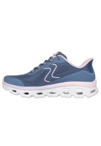 skechers - Tenisówki Skechers Model Glide Step Sole Kolor Niebieski. Kolor: szary. Materiał: syntetyk, tkanina