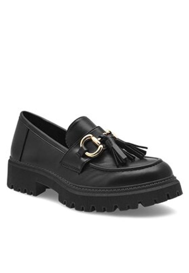 DeeZee Loafersy Doin Alright WS5875-29 Czarny. Kolor: czarny. Materiał: syntetyk