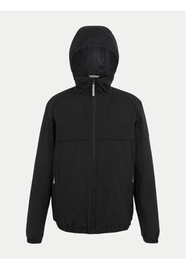 Regatta Kurtka przeciwdeszczowa Wiltom RMP391 Czarny Regular Fit. Kolor: czarny. Materiał: syntetyk