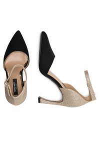 Nine West Czółenka ATIYA JF2186-1 Czarny. Kolor: czarny. Materiał: materiał #7