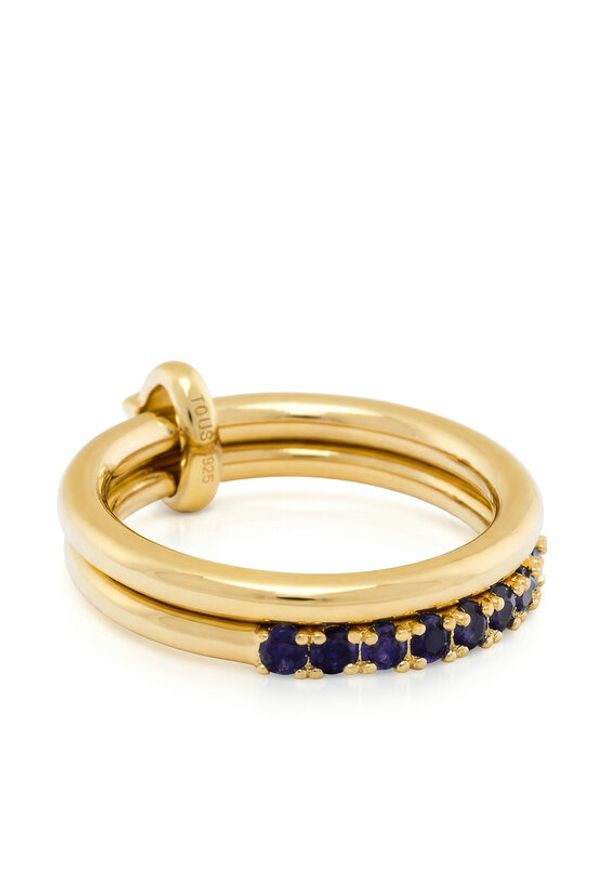 Tous - TOUS Pierścionek 1004565212 Złoty. Materiał: metalowe. Kolor: złoty