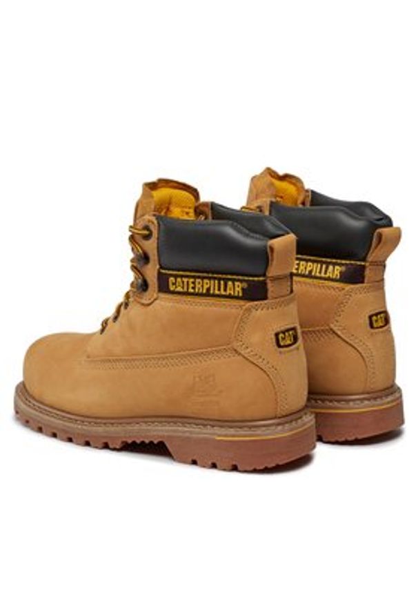 CAT Footwear Trapery Holton 708214 Brązowy. Kolor: brązowy. Materiał: skóra