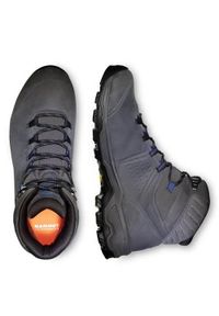 Buty trekkingowe męskie Mammut Mercury Iv Mid Gtx. Wysokość cholewki: za kostkę. Kolor: czarny. Materiał: zamsz, syntetyk, materiał. Szerokość cholewki: normalna. Sport: turystyka piesza
