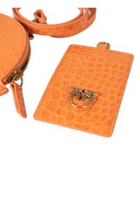 Pinko Torebka "Necklace Minibag 1" | 1P22R6 Y8AK | Kobieta | Pomarańczowy. Kolor: pomarańczowy. Materiał: skórzane. Styl: casual, elegancki #4