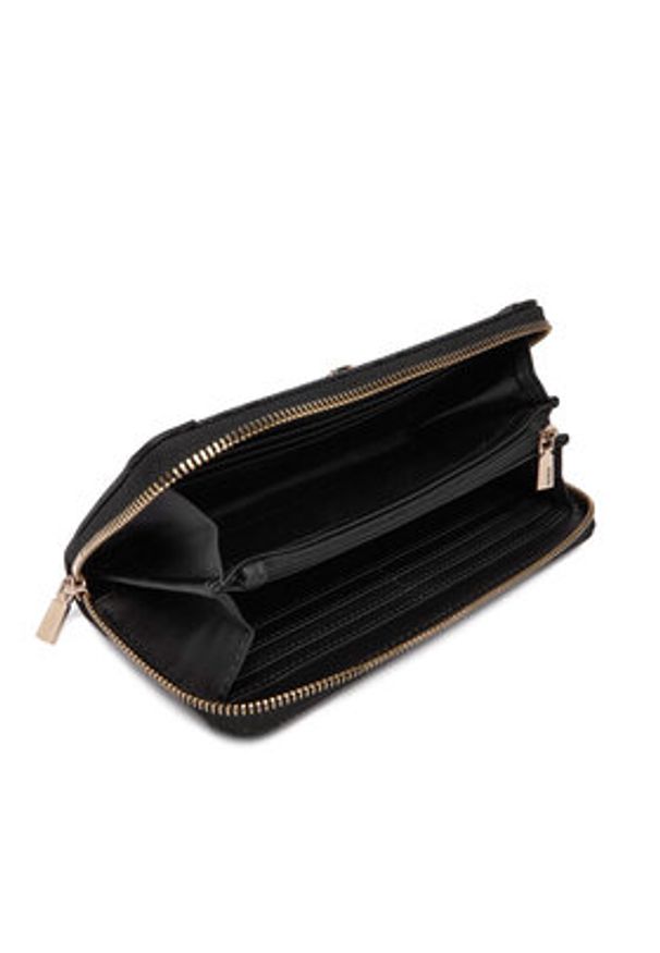 Guess Portfel Karnilla Logo Slg SWOS99 01146 Szary. Kolor: szary. Materiał: skóra