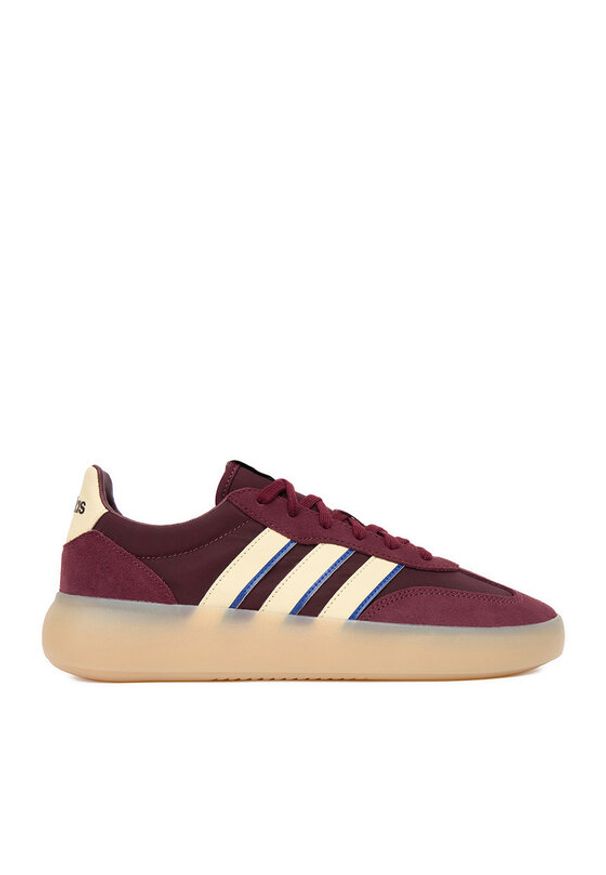 Adidas - adidas Sneakersy BARREDA DECODE JR3544 Bordowy. Kolor: czerwony. Materiał: zamsz, skóra