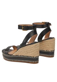 Lauren Ralph Lauren Espadryle 802940573001 Czarny. Kolor: czarny. Materiał: skóra #3