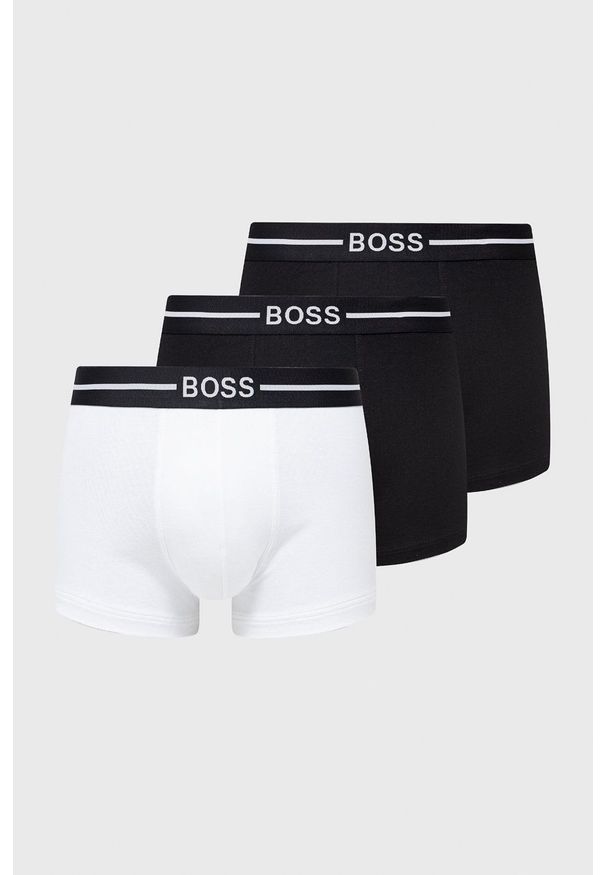 BOSS - Boss Bokserki (3-pack) 50451408 męskie kolor czarny. Kolor: czarny